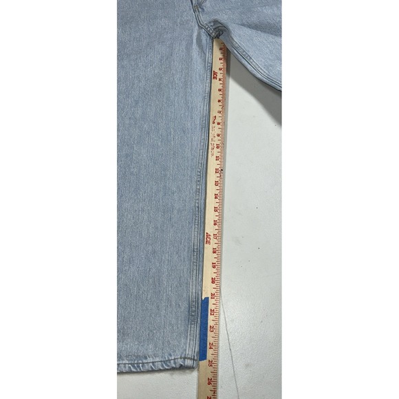 NWT MNG From Gabriela Wide Leg Cropped High Waist Women's 40 Jeans Light Wash - Picture 8 of 9